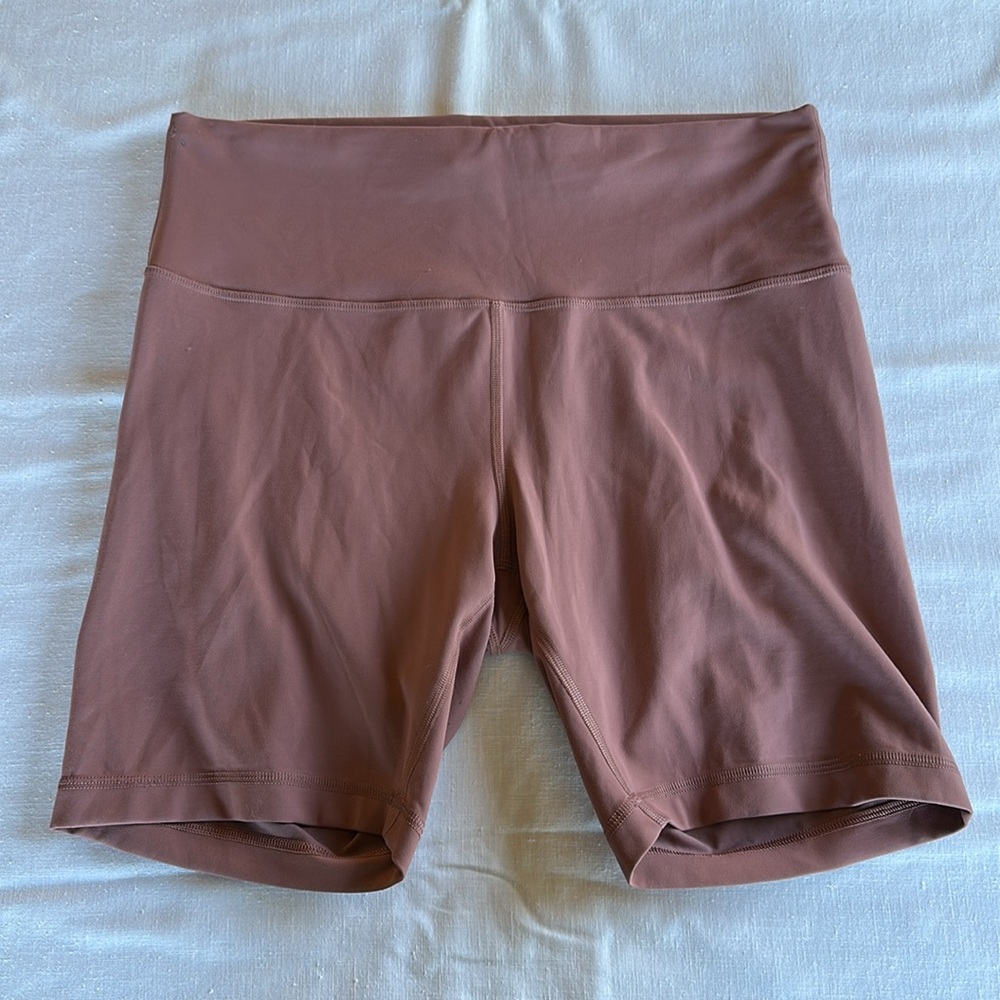Lululemon Wunder Train High Rise Short 8" Spiced Chai 14